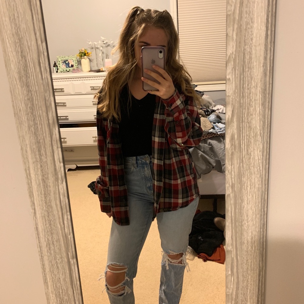 AEO mom jeans